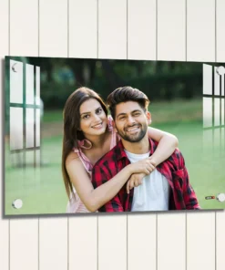 Acrylic Square Wall Photo Dual Border Frame